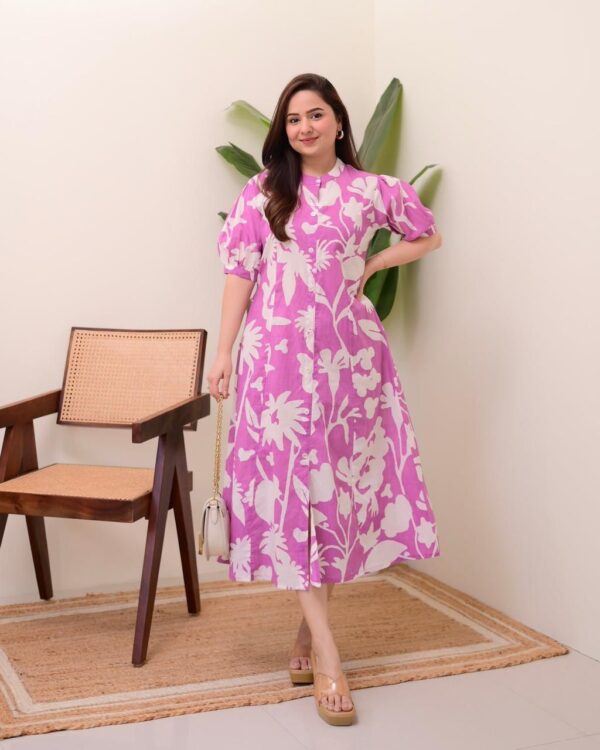 Beautiful Cotton Floral Print Kurti