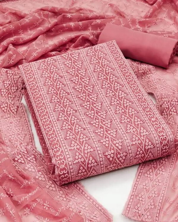 Georgette Chicken Work Suit Set