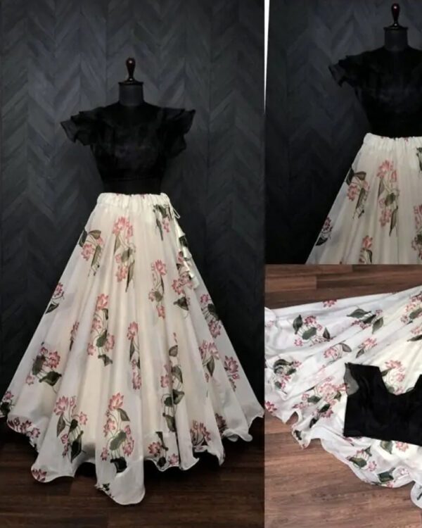 Digital Printed Lehenga choli Set