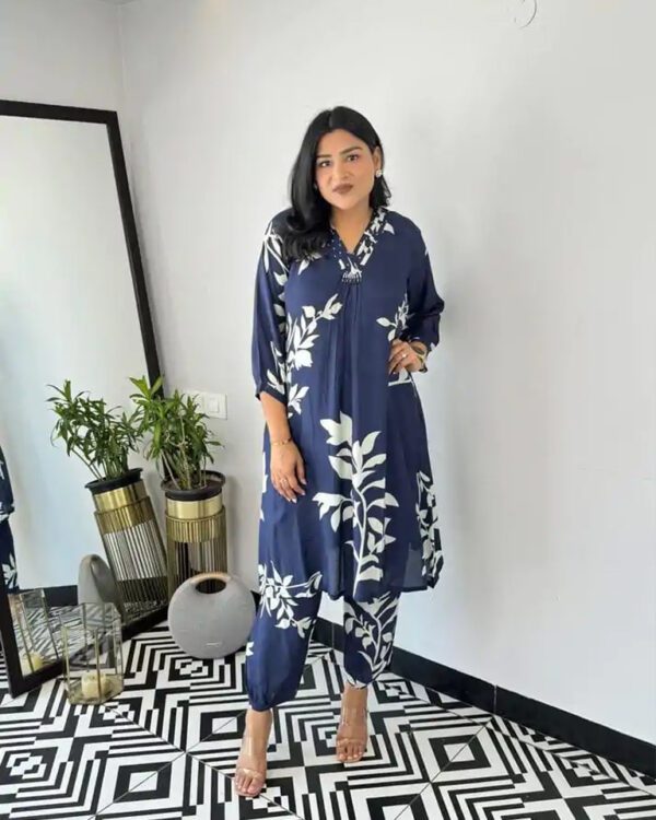 Stylish Printed Cotton Co-ord set