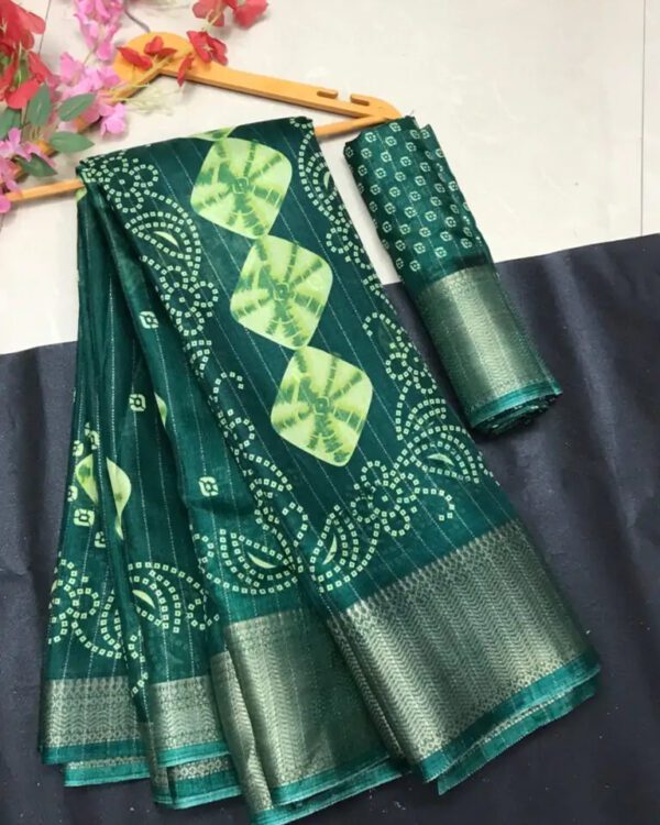 Madhubani Style Printed Designer Saree