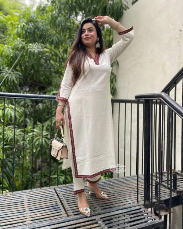 cotton kurti with pant set