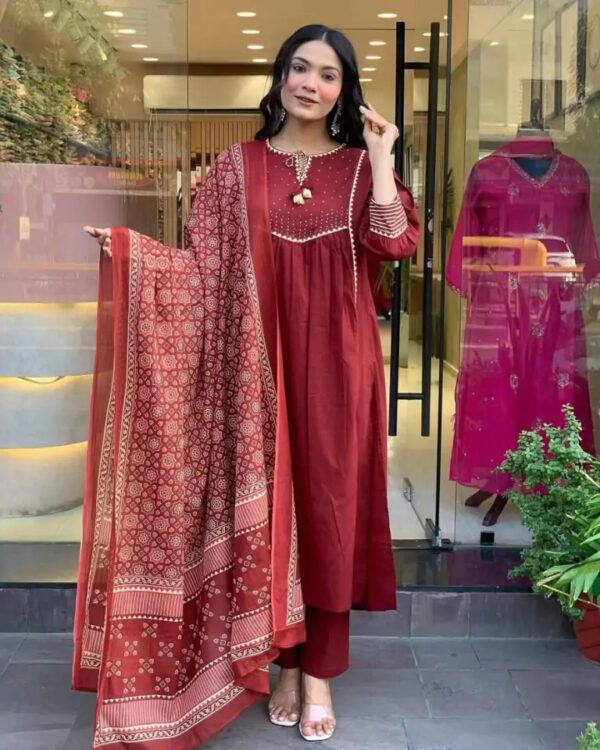 Cotton Kurti with Pant Set