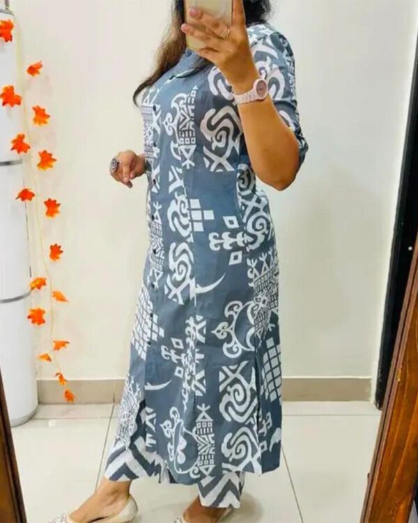 Premium Aline kurti with Ankle length pant