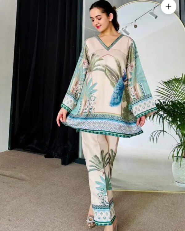 Floral Printed Cord Set