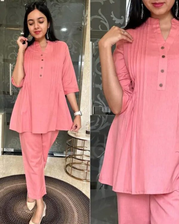 Beautiful Kurti With Pant With Pintex work