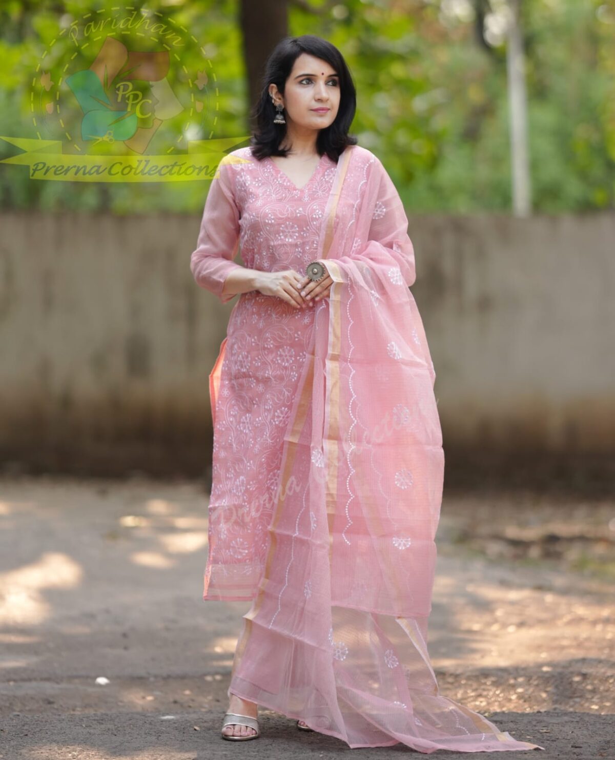 Pure Soft Kota Doriya Kurti With Pant Set - Image 8