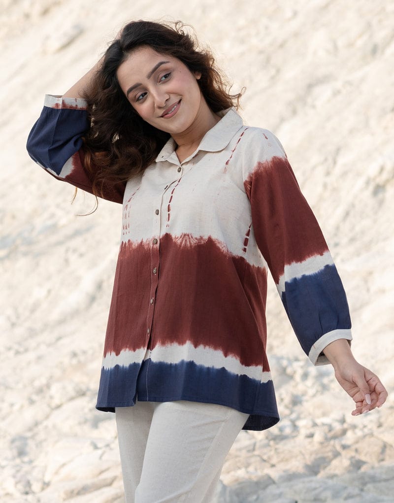 Premium handloom cotton flex tie- dye cord-set - Image 2