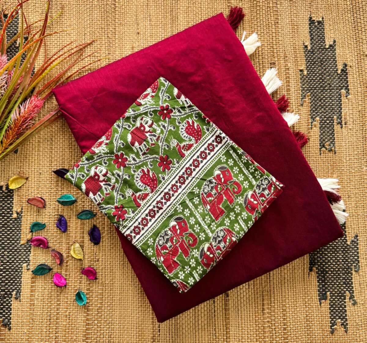 kashmiri cotton saree - Image 6