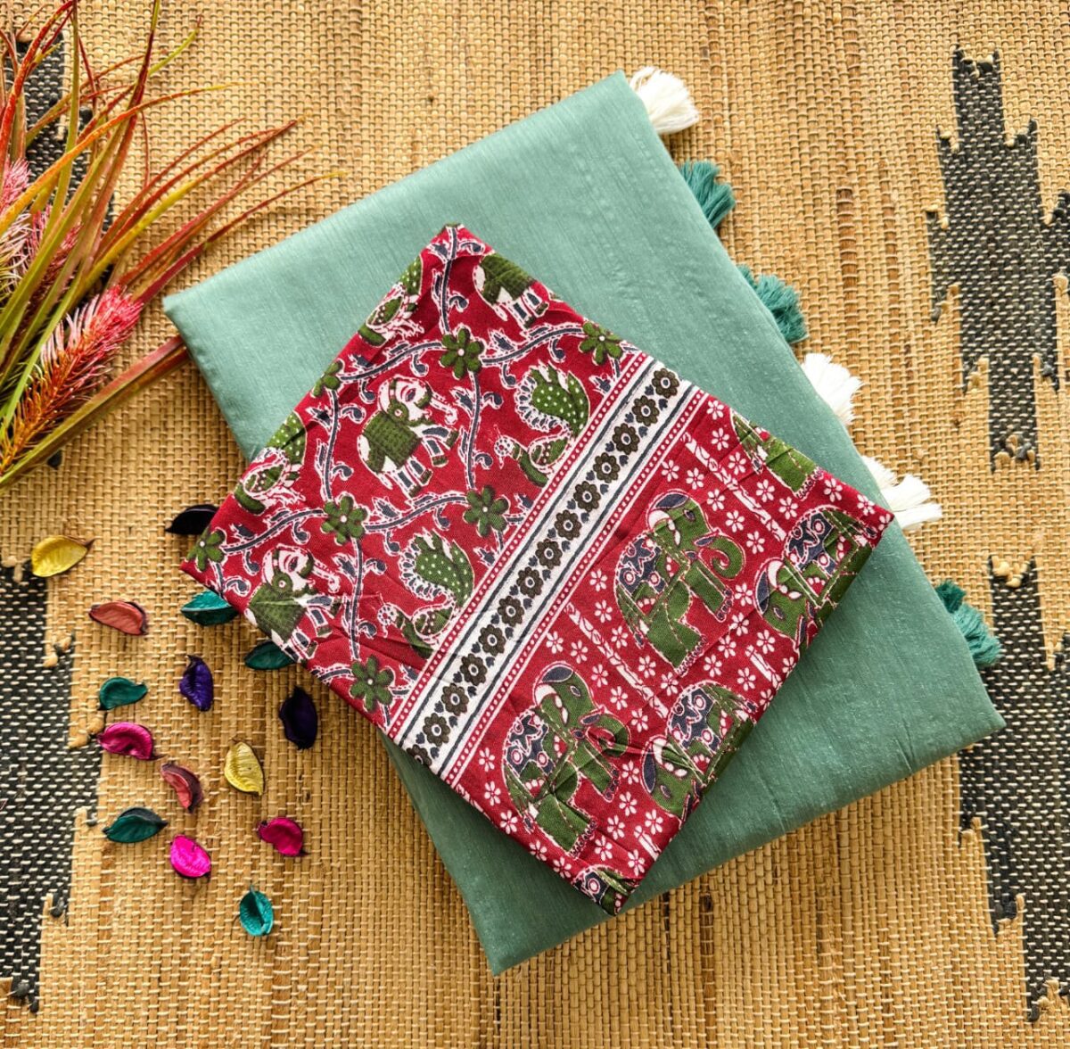 kashmiri cotton saree - Image 8