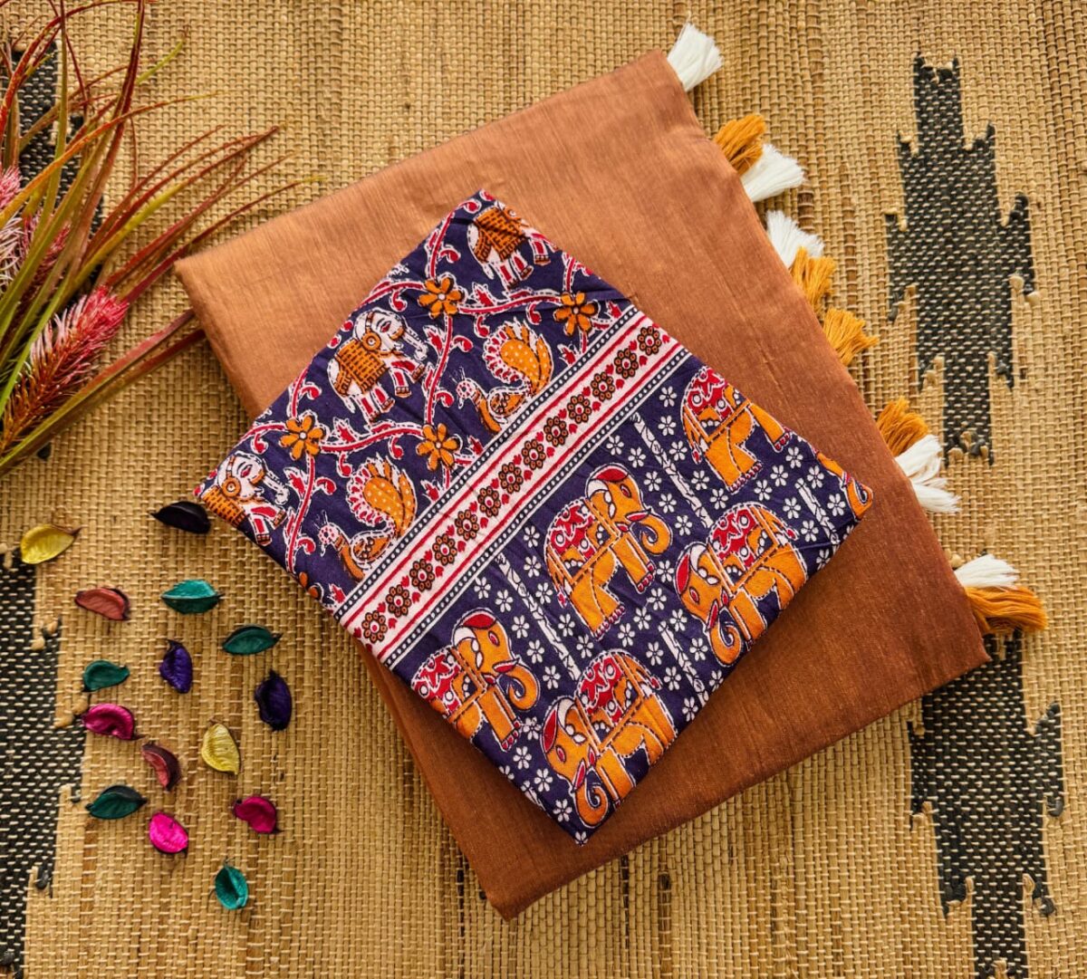 kashmiri cotton saree - Image 7