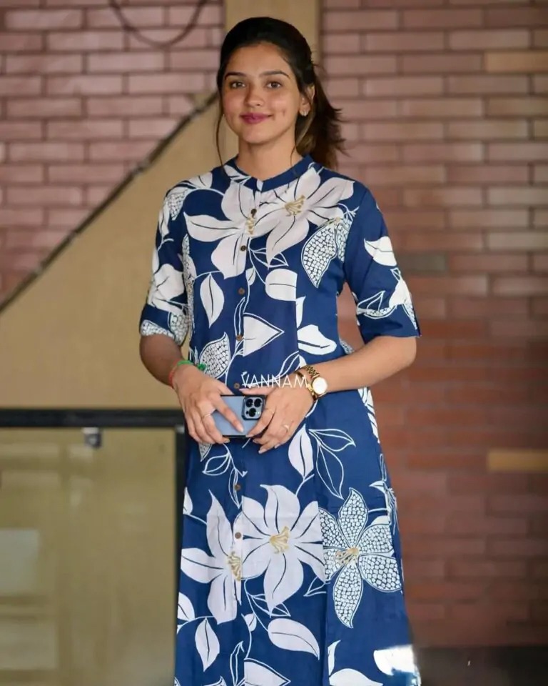 Floral Fine cotton kurti Palazza set