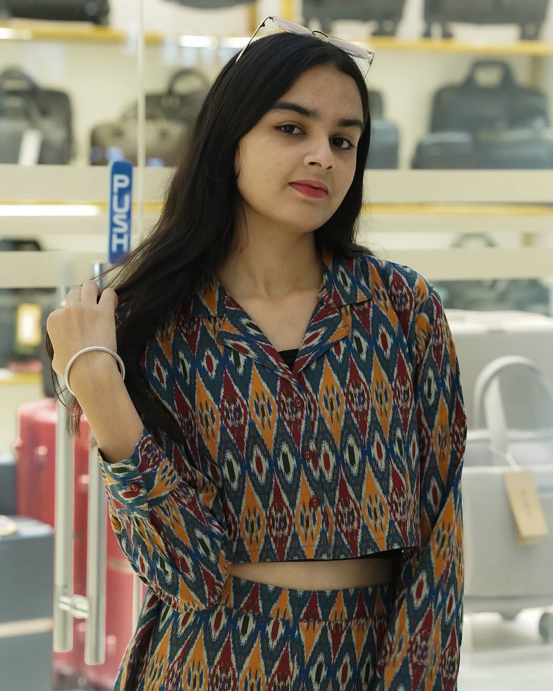 Multicolor Trendy Cotton Flex Co-ord Set - Image 3