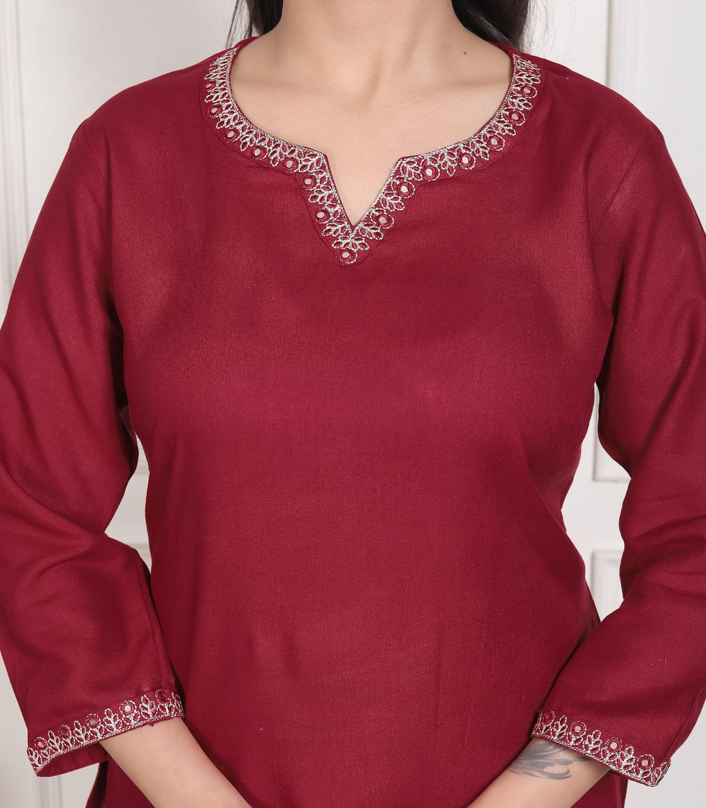 Beautiful Embroidered Short Kurtis - Image 26