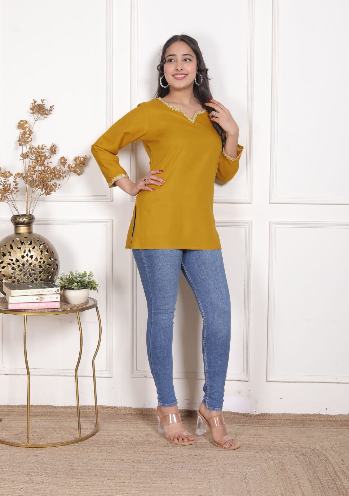 Beautiful Embroidered Short Kurtis - Image 22