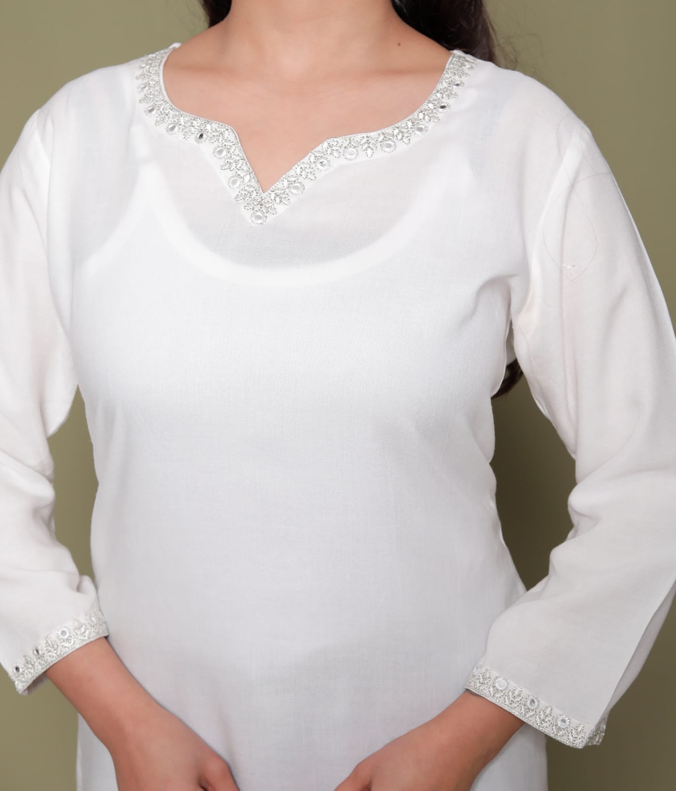 Beautiful Embroidered Short Kurtis - Image 14