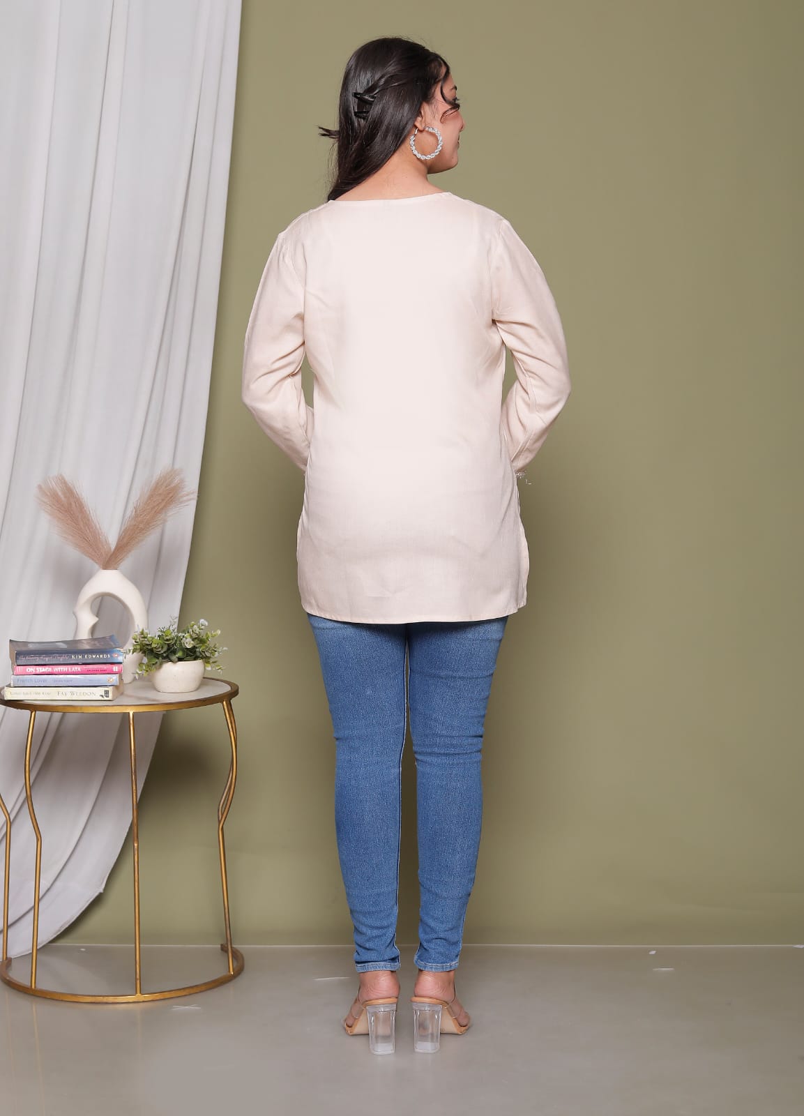 Beautiful Embroidered Short Kurtis - Image 13