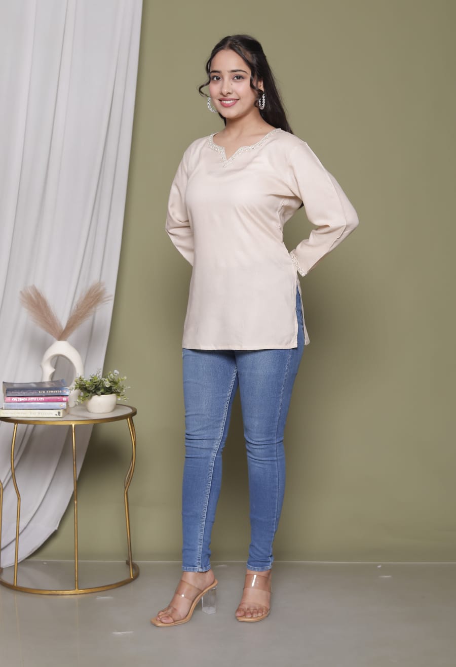 Beautiful Embroidered Short Kurtis - Image 9